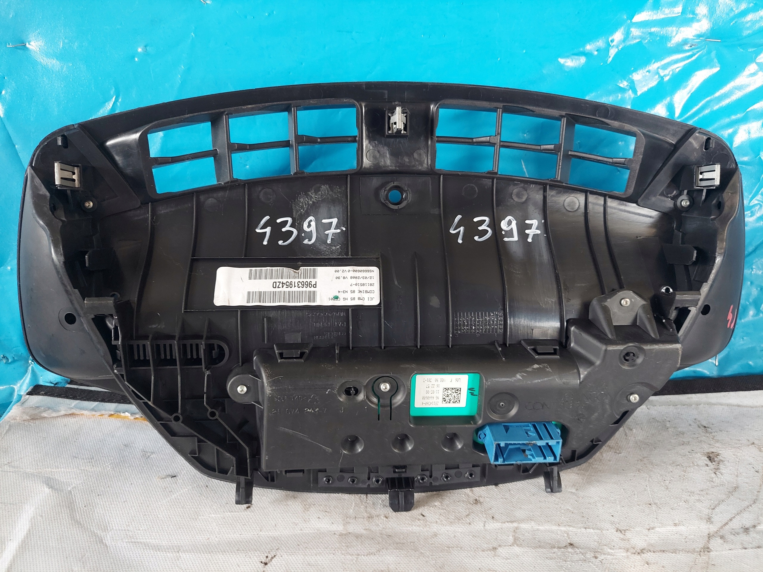 dials clock CITROEN C4 2.0 HDI P96631954ZD