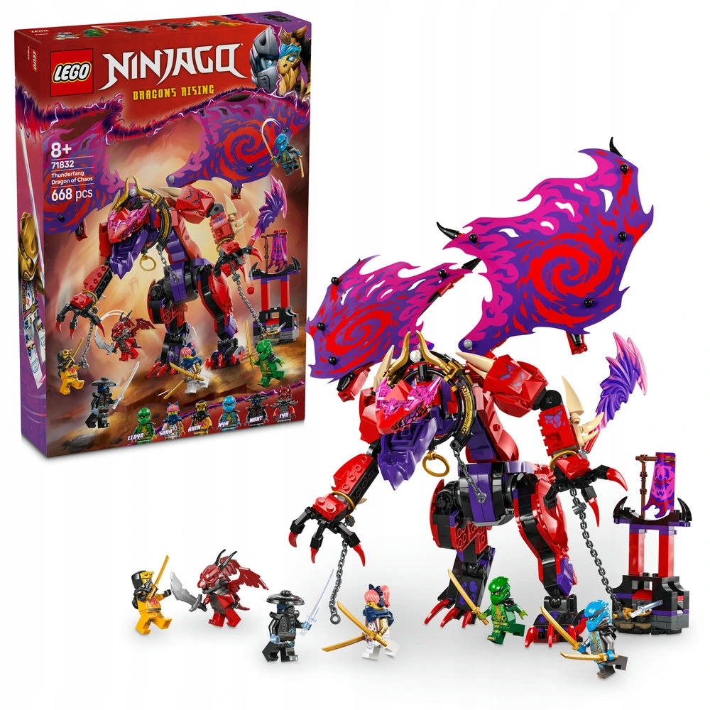 Lego Ninjago 71832 Drak chaosu Thunderfang