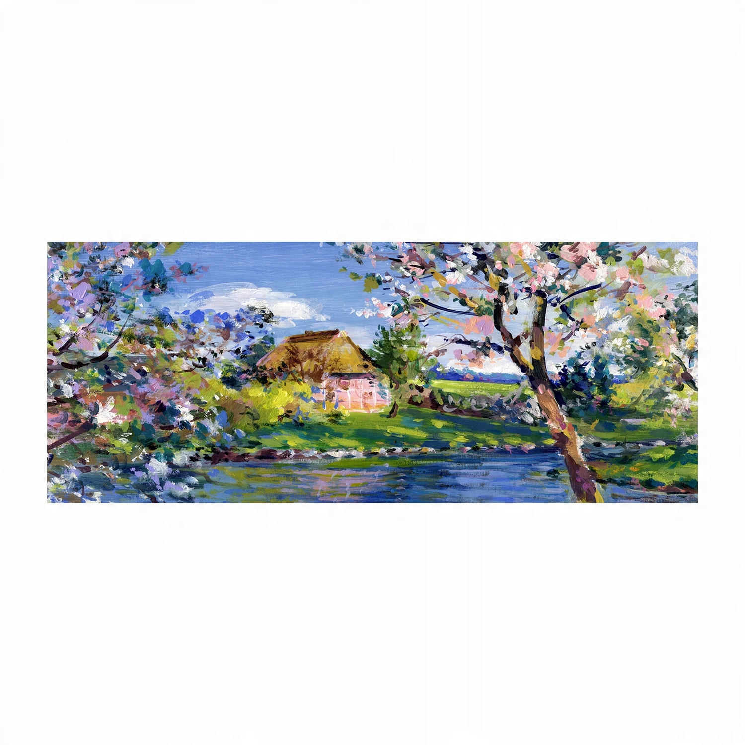 

Foto obraz akryl zdjęcie Wiosenny pejzaż 125x50 cm