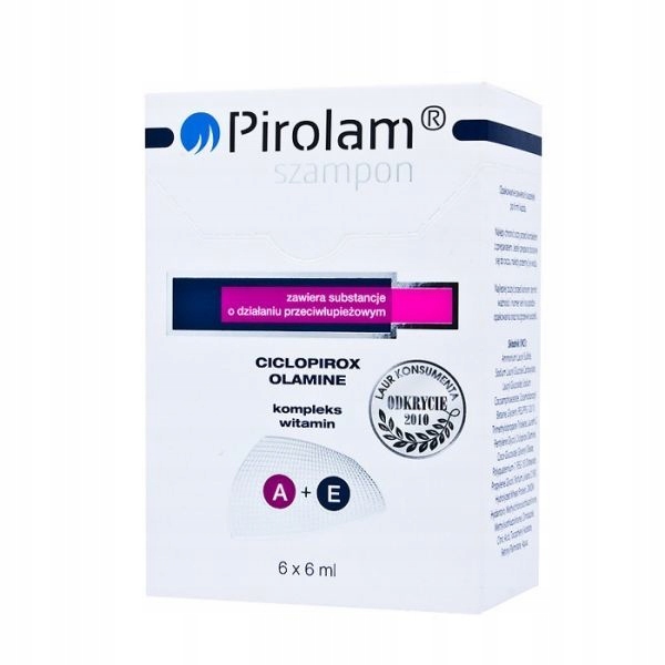 

Pirolam szampon przeciwłupieżowy 6 saszetek po 6ml