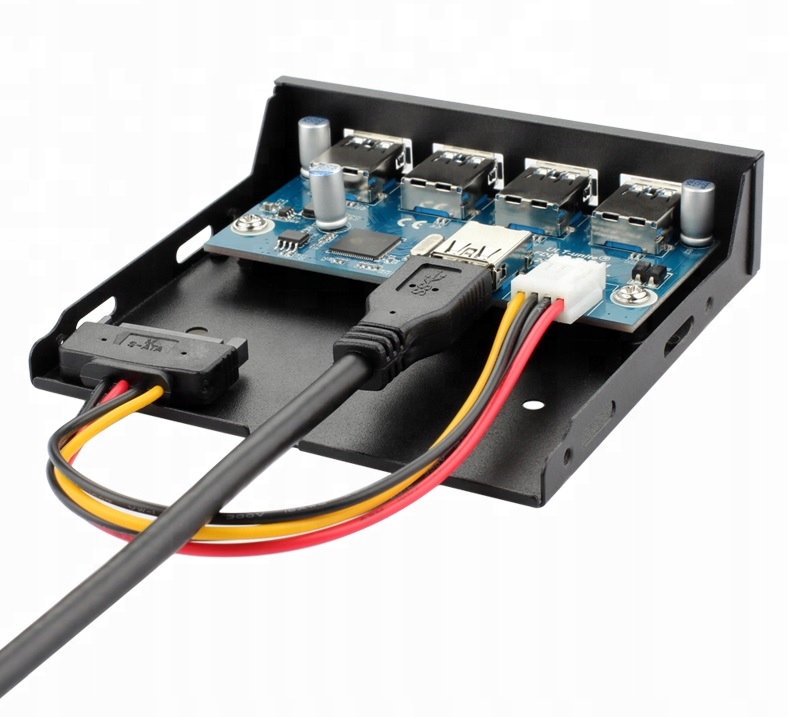 Front Panel przedni wewnętrzny 4x USB3.0 20Pin 3,5 Marka WulkanCenPL