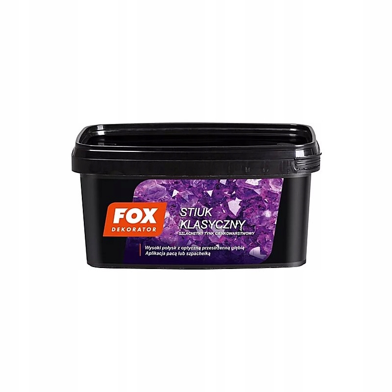 Farba akrylowa ścienna Fox 4 l bezbarwny półmat