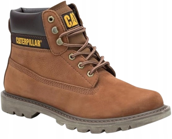 Caterpillar Kotníkové Boty Z Přírodní Kůže Hnědé 44 U1C