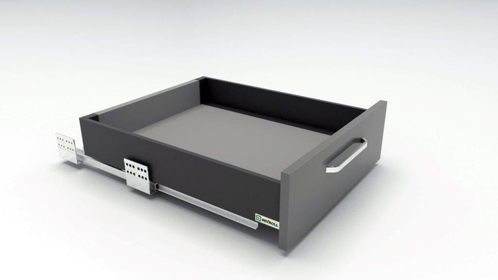 SevrollBox Slim szuflada cienka grafit 450 H84