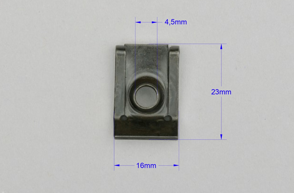 BLASZKA ŚRUBA M6 SPINKA MONTAŻOWA UNIWERSALNA OSŁONA PŁYTA NADKOLE ZDERZAK Producent części Trustom