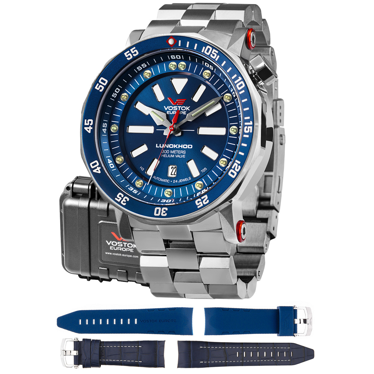 Pánské Hodinky Vostok Europe NH35A-620A634B stříbrný náramek