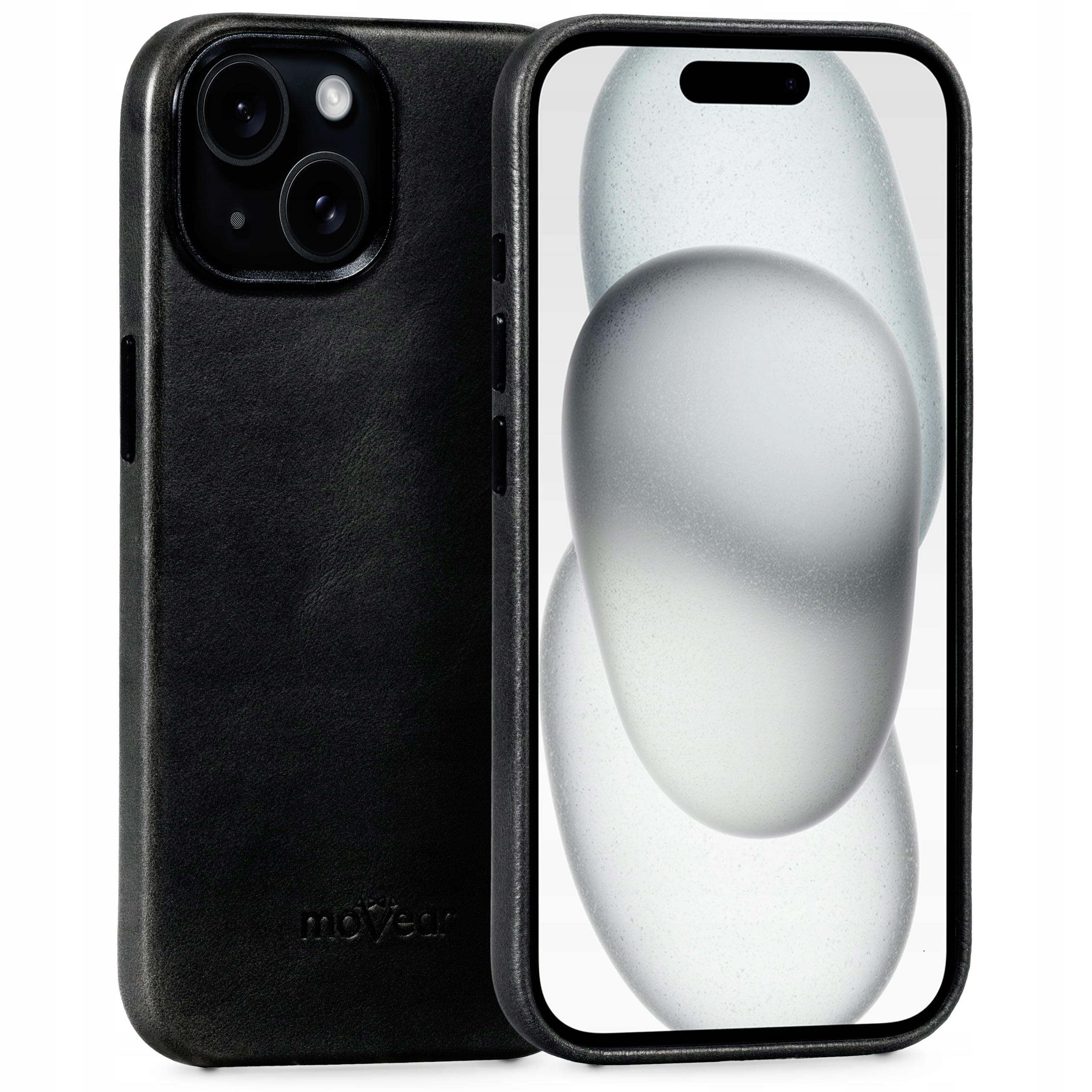 Pouzdro na iPhone 15 MagSafe Zadní Kryt slim case premium Movear černé
