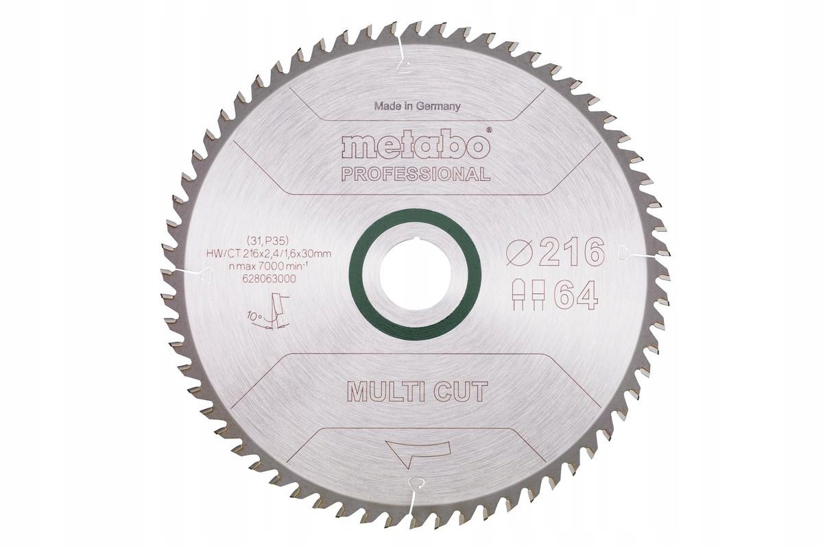 Metabo Kotoučová Pila Hw/ct 216x30x64z Multi Cut Professional