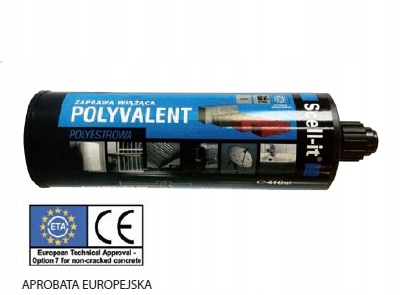 

Kotwa chemiczna Polyvalent 410 niemiecka