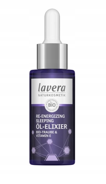 Lavera Energizující olejový elixír na noc s bio-hrozny a vitamínem E