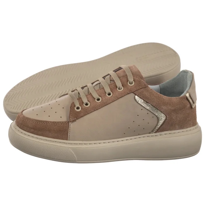 Kožené dámské tenisky Nepeke Ana Beige, béžové