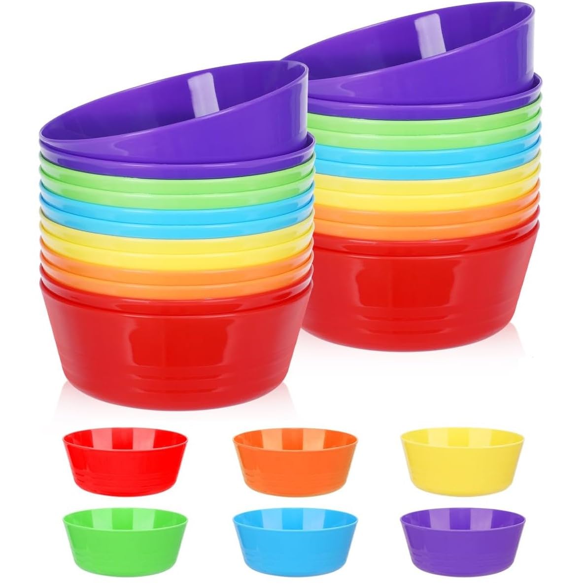 Misky Latern 24 ks 300 ml Vícebarevné Odolné Bezpečné