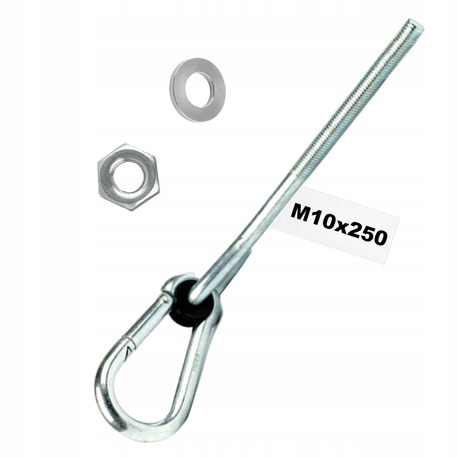 

Hak huśtawkowy z karabińczykiem M10x250