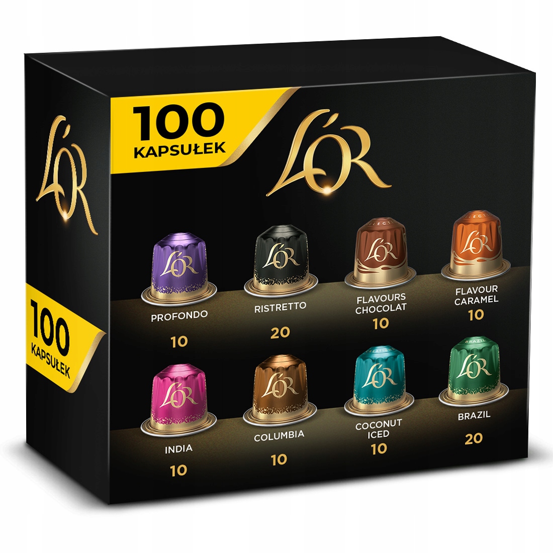Kapsułki L'or zestaw do Nespresso(r)* mix z Coconut Iced 9+1 Gratis!