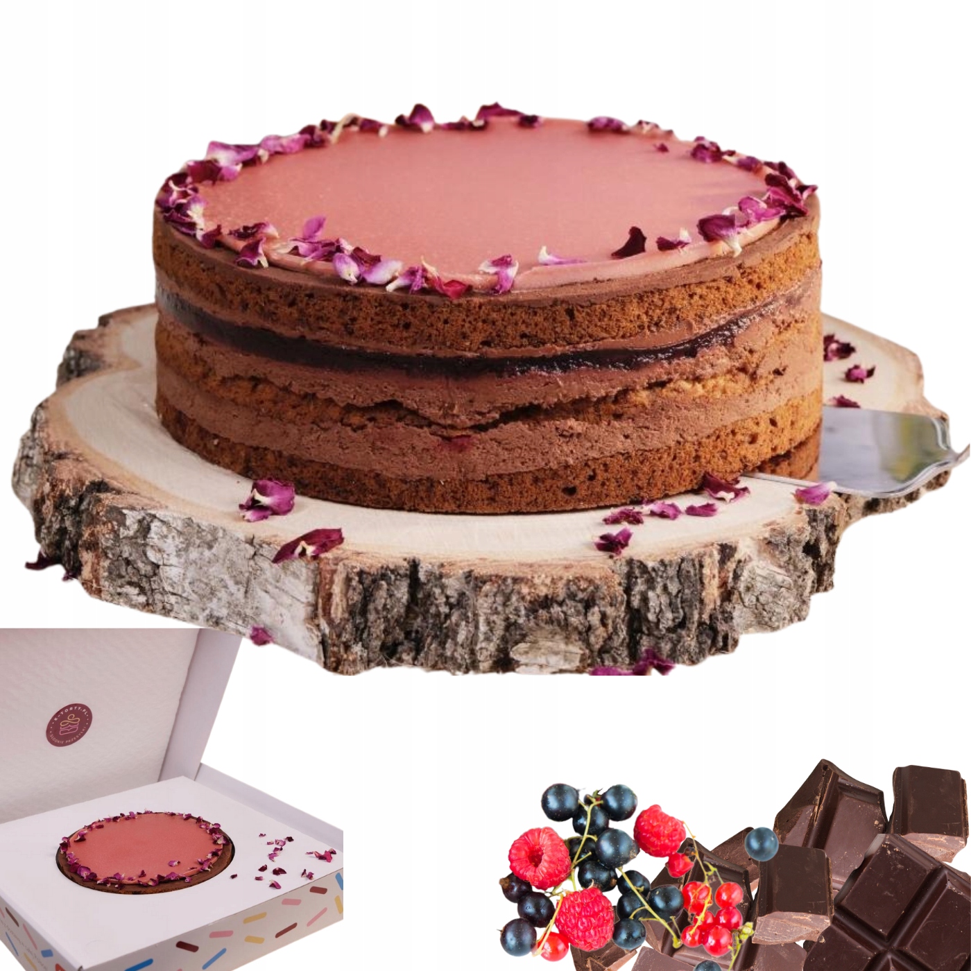 Veganský Dort ovocná pěna Dezert pečený Na Čerstvý Naked Cake