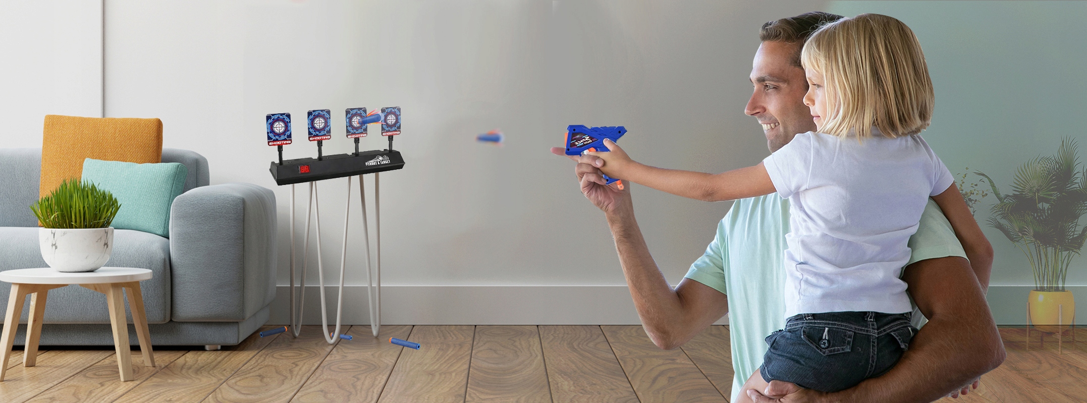 NAJLEPSZY PREZENT NA DZIEŃ DZIECKA DLA 7 8 9 LATKA Strzelnica Elektroniczna Seria FuryShoot Military