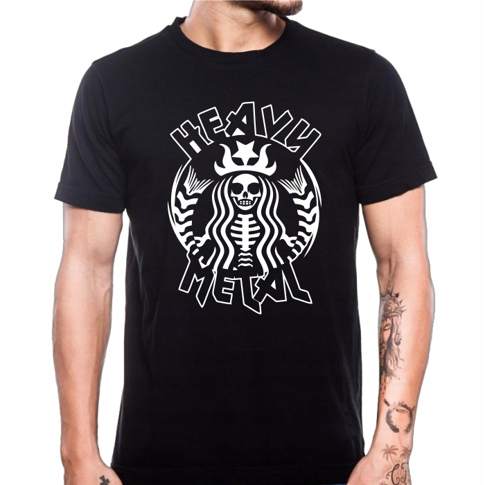 

Koszulka Heavy Metal Starbucks Metallica Slayer