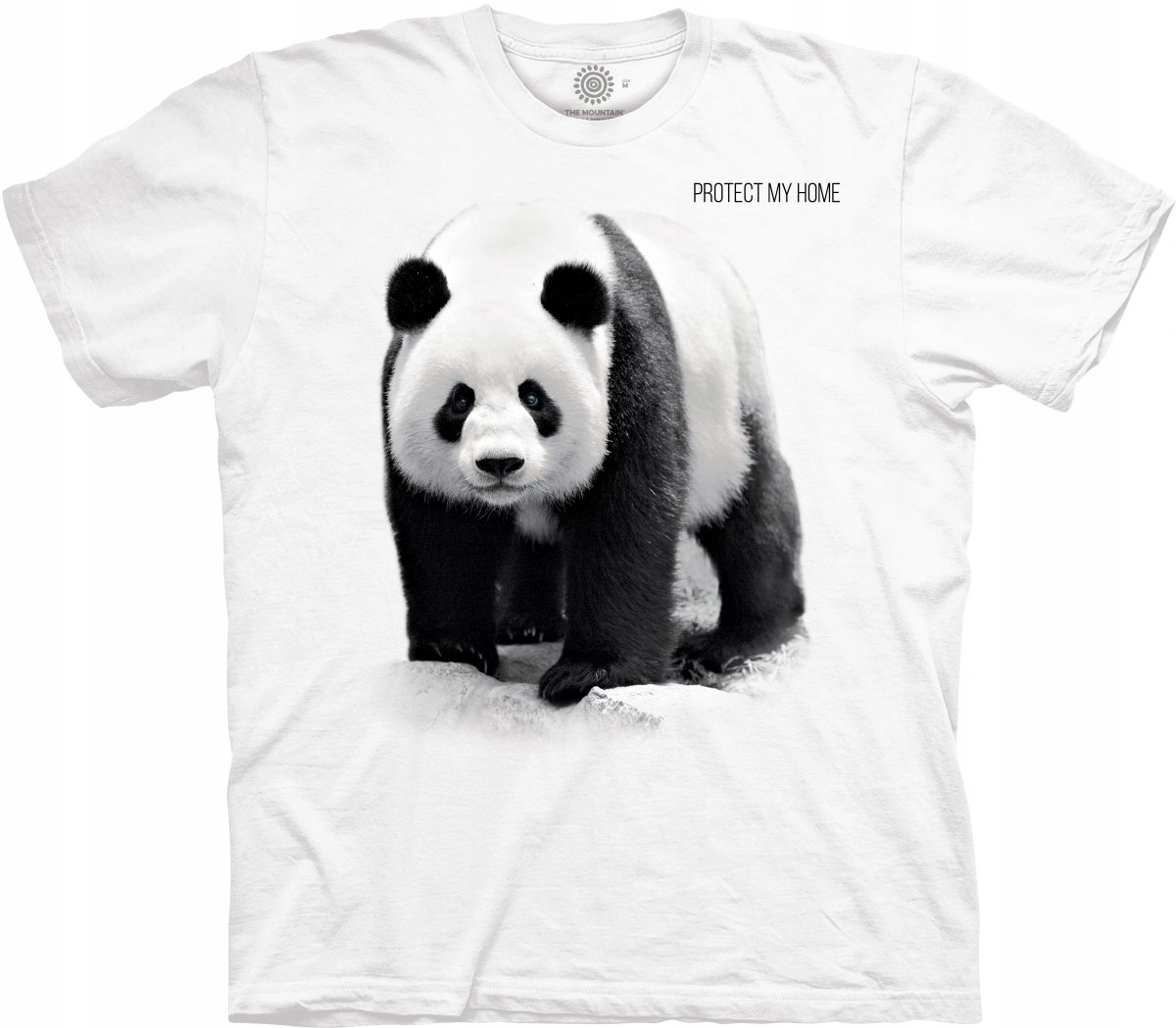 Panda chrání můj domov bílá The Mountain M