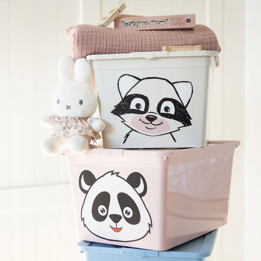 

123120 Branq Pojemnik Do Przechowywania Panda Róż