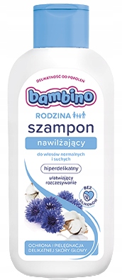 BAMBINO Szampon do włosów nawilżający 400ml