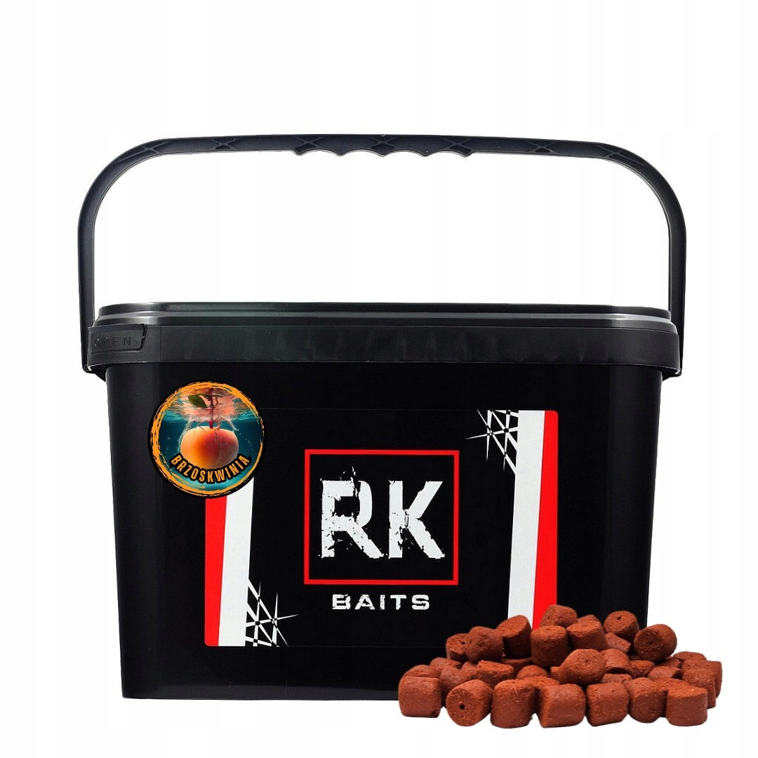 Pellet wiaderko Rk Baits Brzoskwinia 18mm 3kg