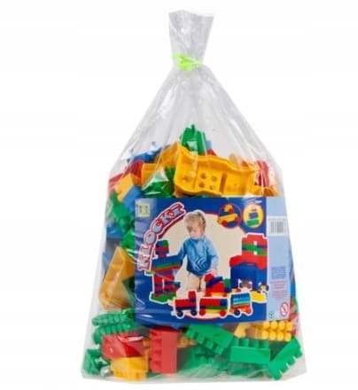 

Klocki Budowlane Układanka 200 el Plastikowe