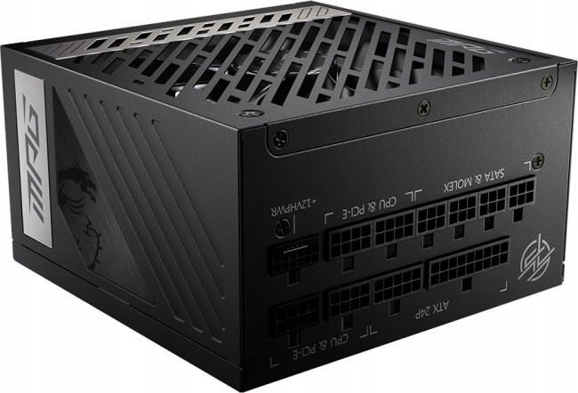Msi zdroj Mpg A1000G PCIE5/ 1000W/ ATX3.0/ akt. Pfc/ 10 let záruka/ 135mm v
