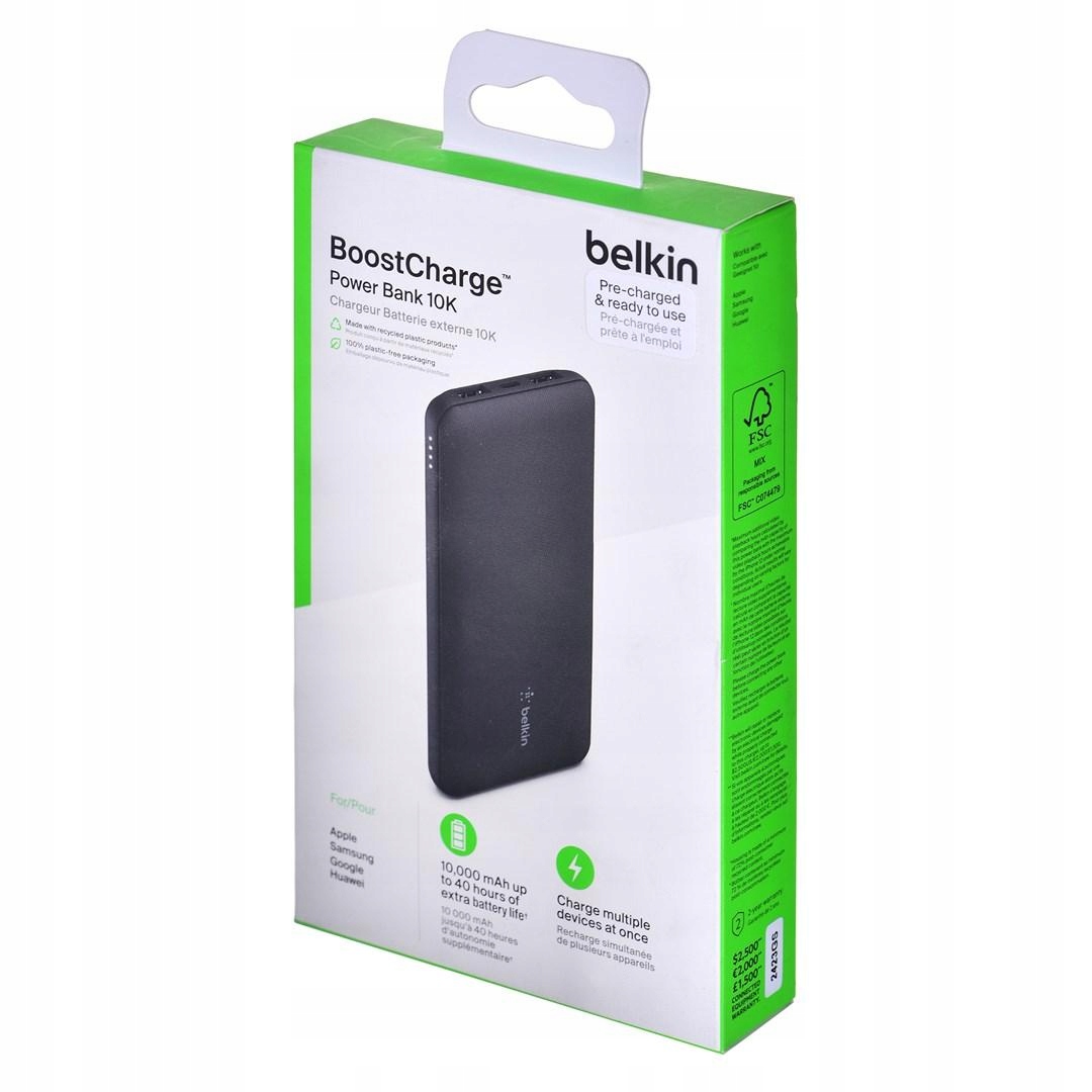 BELKIN POWERBANK 10000 MAH PD, CZARNY Sklep, Opinie, Cena w Allegro.pl