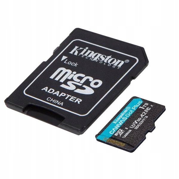 1 Tb . microSDXC karta Kingston Canvas Go Plus adaptér SDCG3/1TB