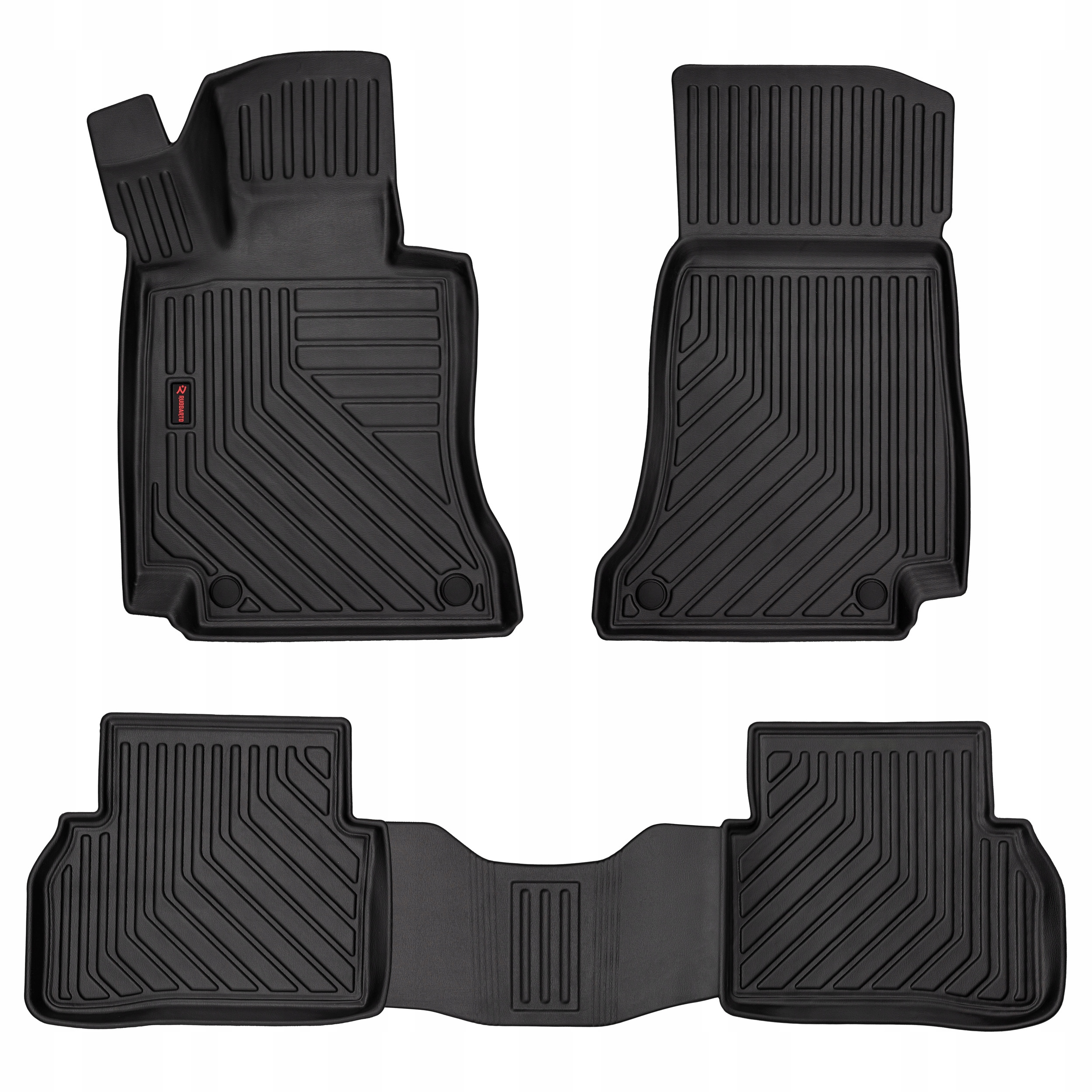 3D gumové autokoberce pre: Mercedes C W205 kombi, sedan (2015-)