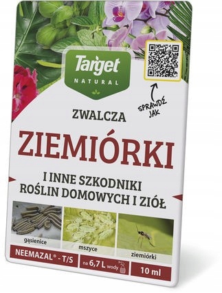 NEEMAZAL TARGET 10ml NA ZIEMIÓRKI SZKODNIKI ROŚLIN DOM I IGRÓD WCIORNIASTEK
