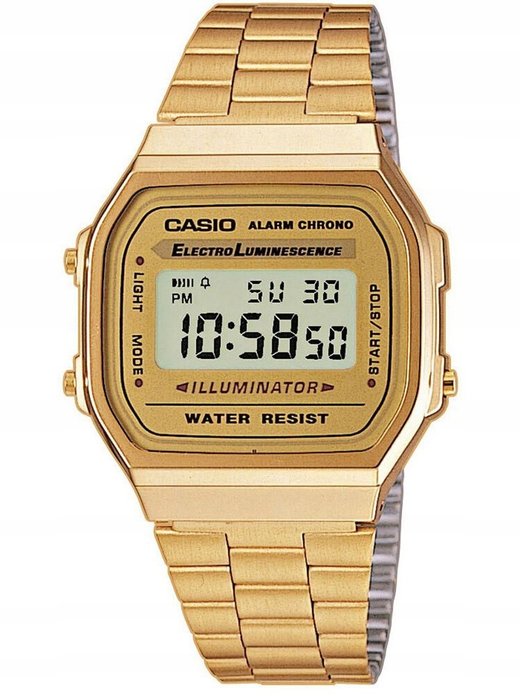 Unisex Hodinky Casio A168WG-9W (zd088b) Klasika Box