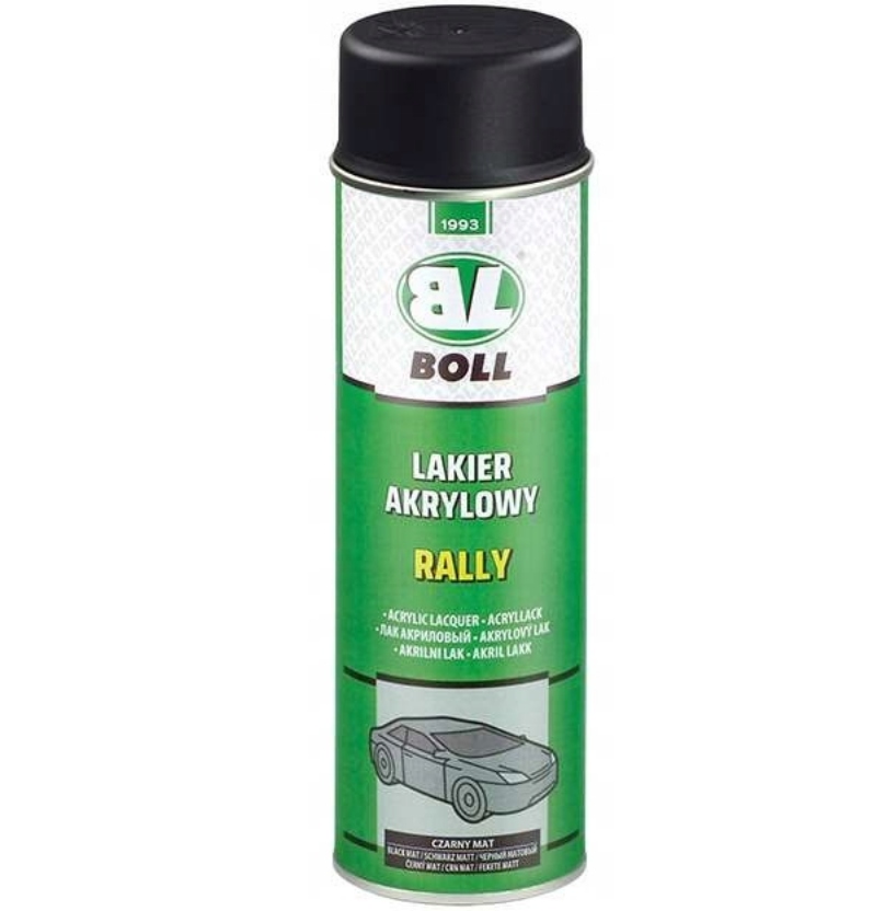 Boll Lakier akrylowy Rally 500ml Czarny Mat