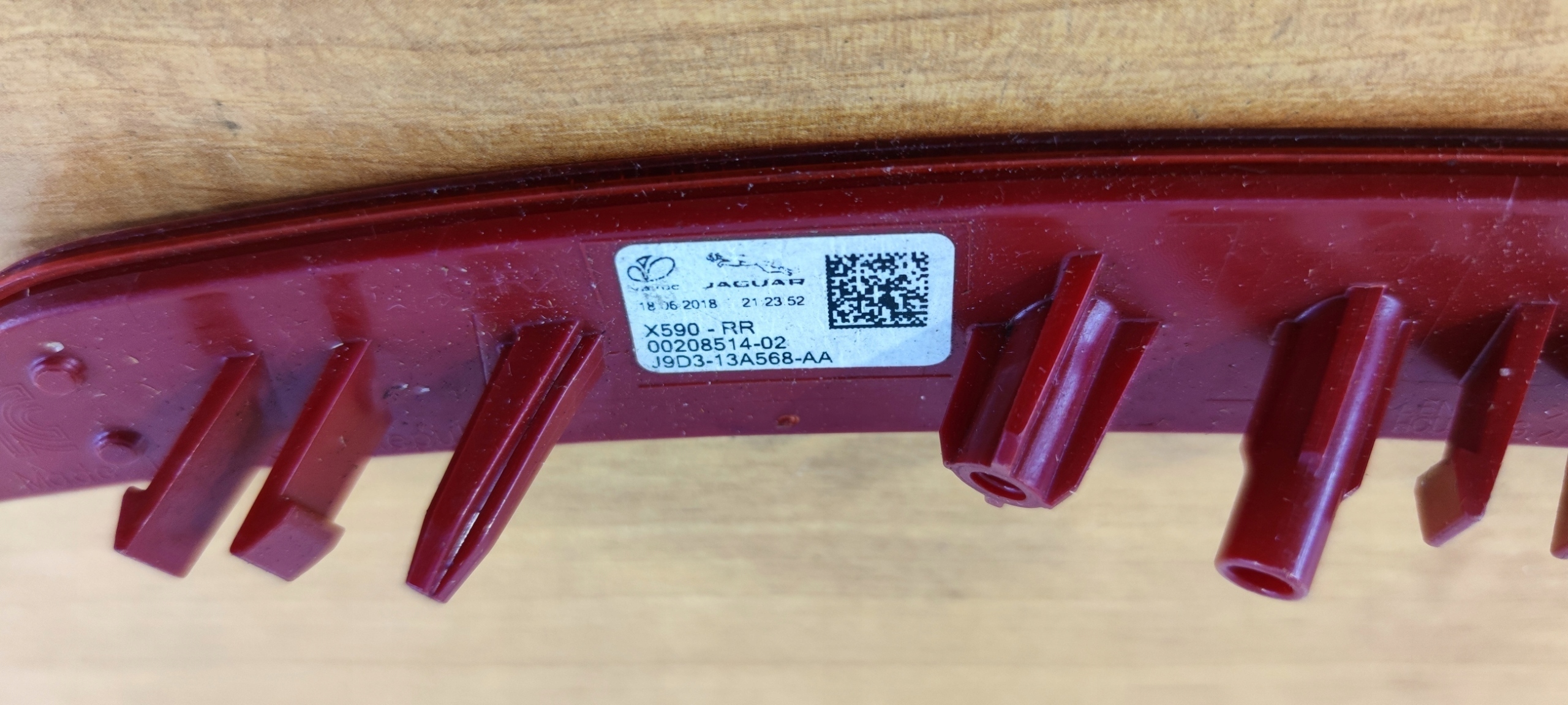 JAGUAR and-PACE right ODBLASK rear part light ODBLASKOWA