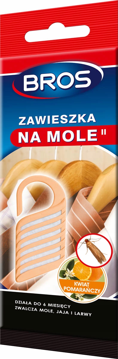 

Bros zawieszka na mole odzieżowe kwiat pomarańczy