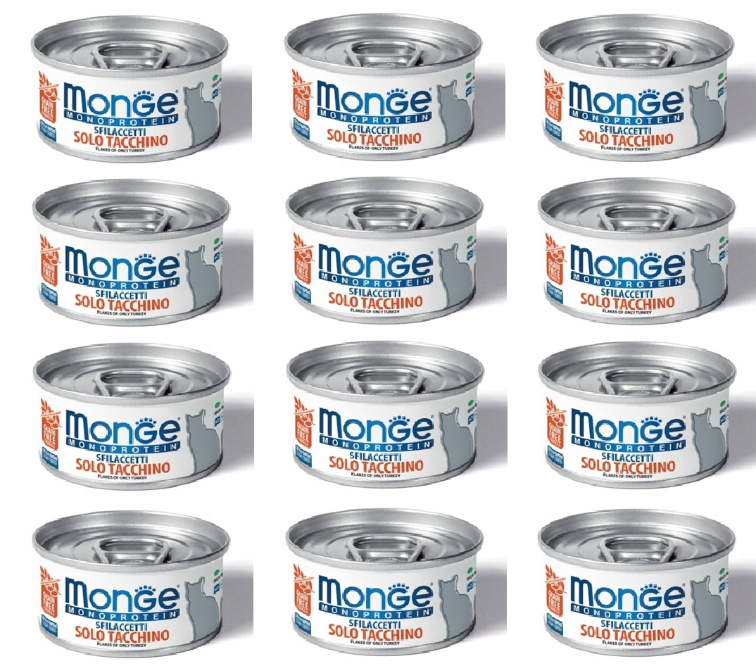 Monge Monoprotein s krůtím masem 12x80 g