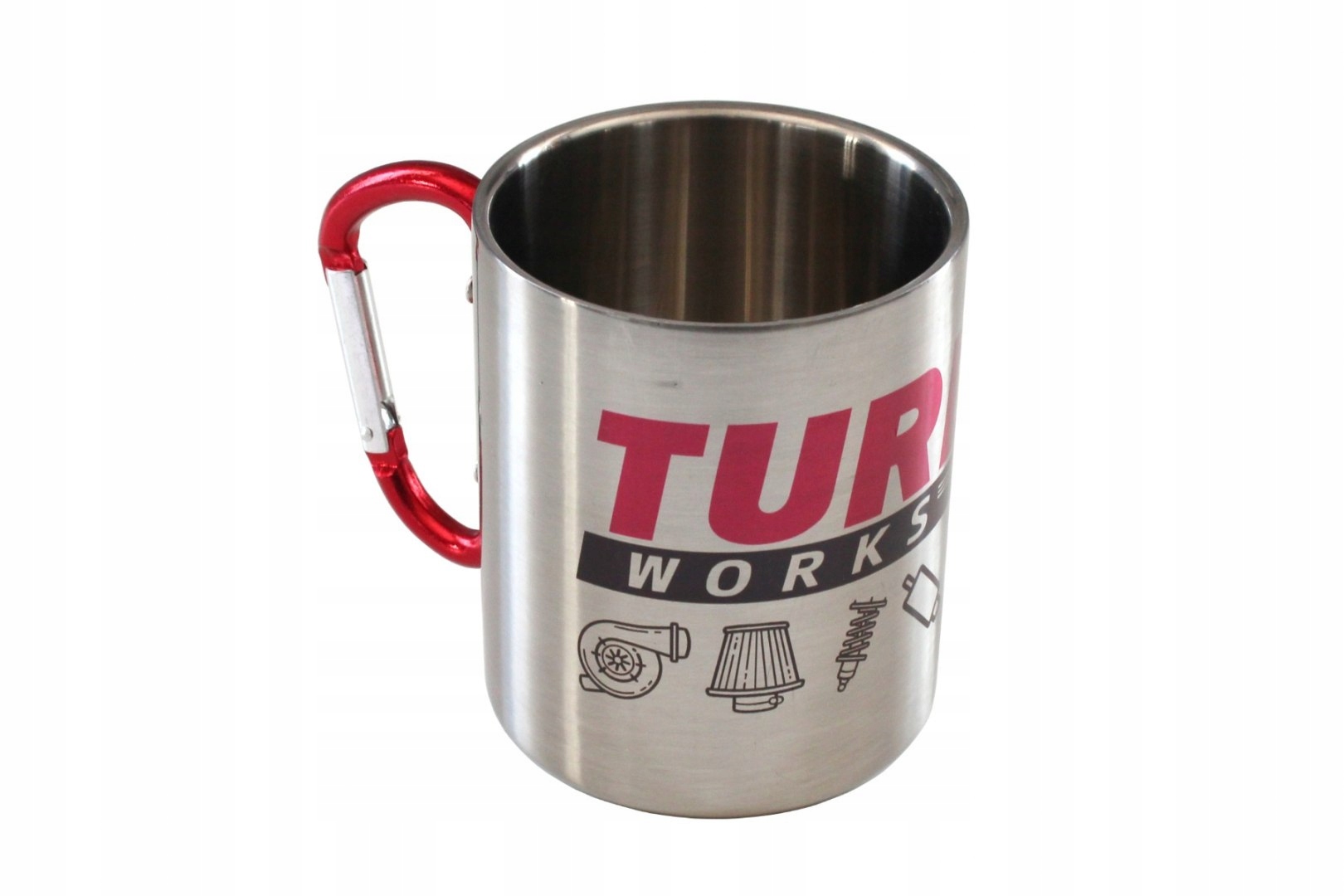 МЕТАЛЛИЧЕСКАЯ КРУЖКА 300ML SILVER TURBOWORKS DRIFT
