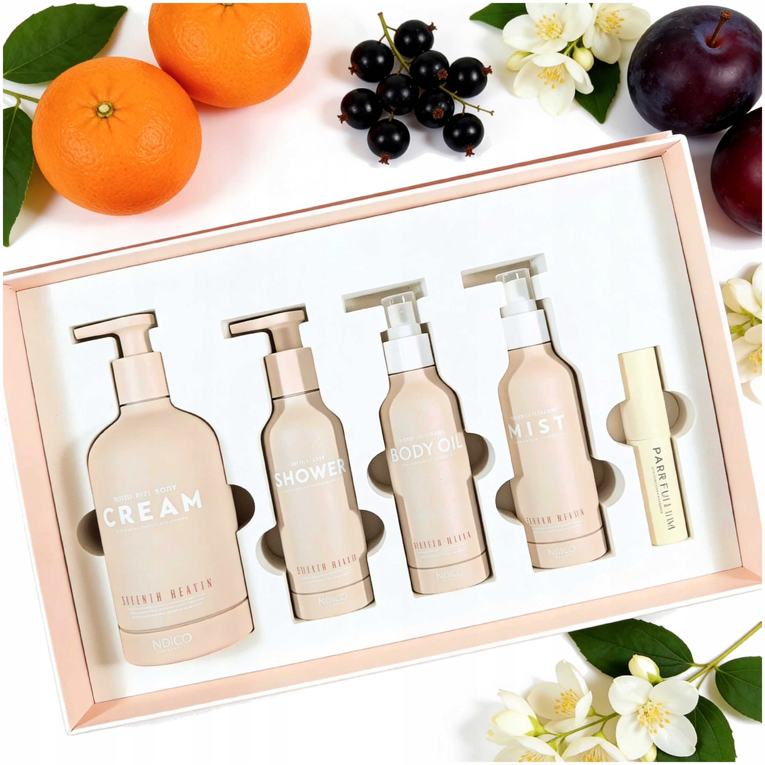 Indigo Krem Olejek Do Ciała Twarzy Zestaw Spa Medium Indigo Seventh Heaven