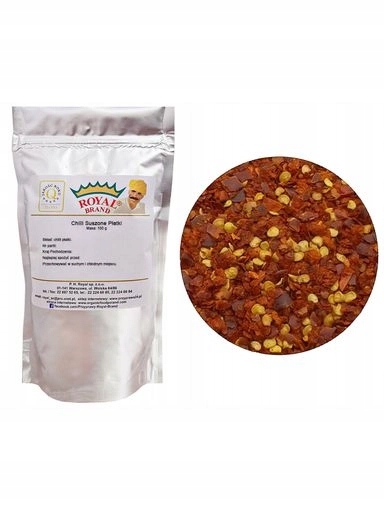Levně 6 x Royal Brand chilli Grys drcené vločky 100G Ostré