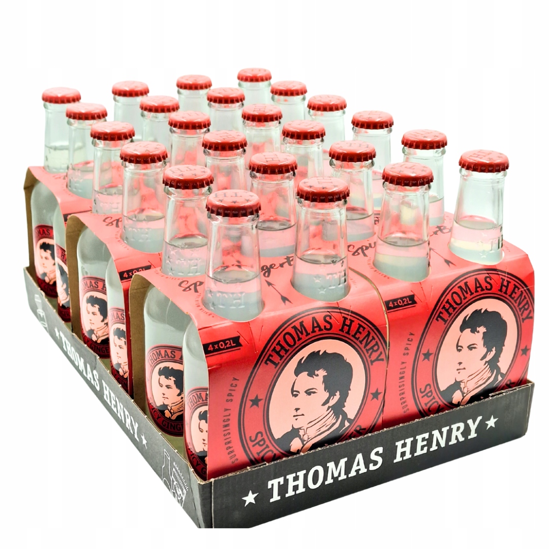 Thomas Henry Spicy Ginger 200ml Imbirowy Zgrzewka 24 Sztuki Do Drinków