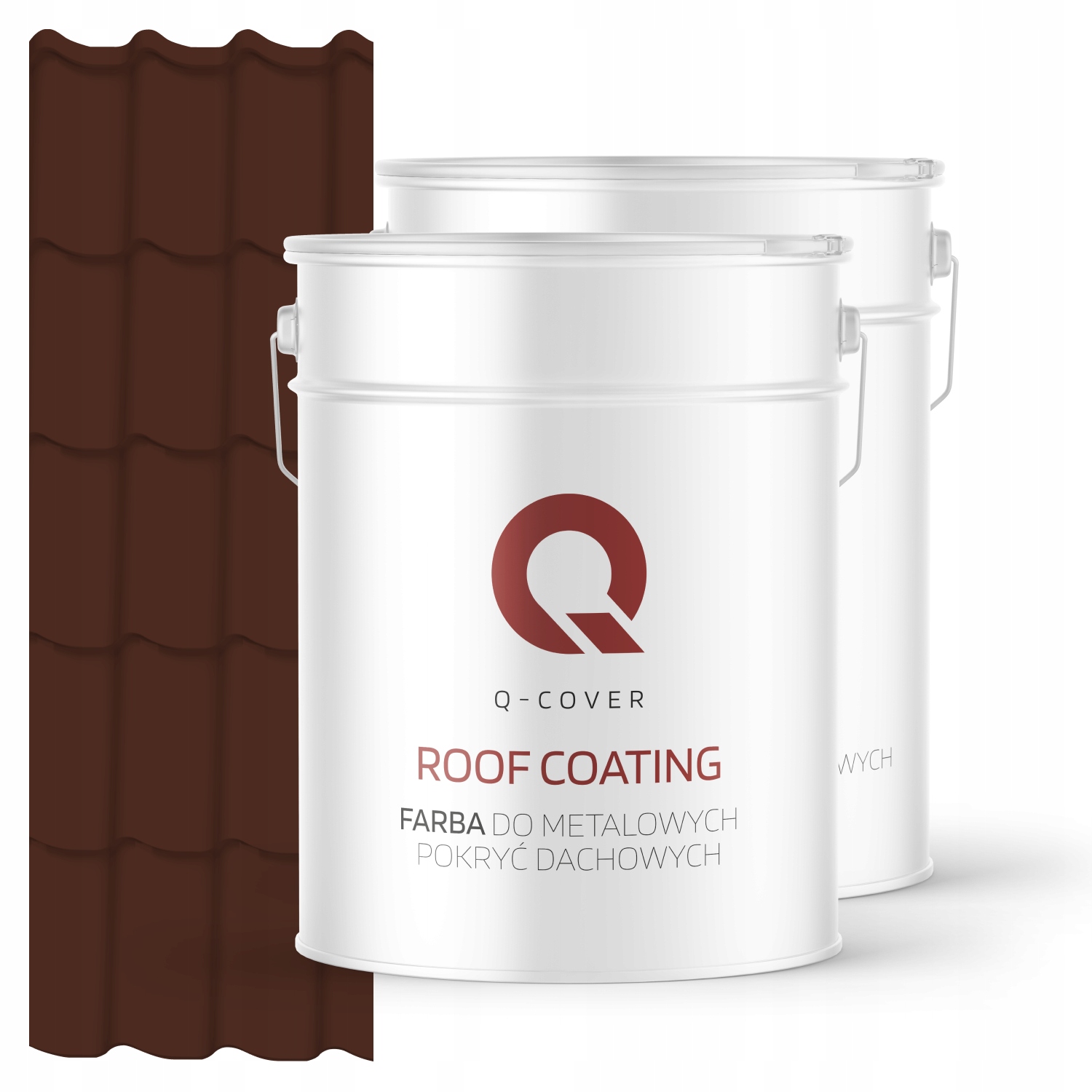 Farba Na Kovové Strechy Podložka Hnedá Teplá Ral 8016 74 m2 Polomatná