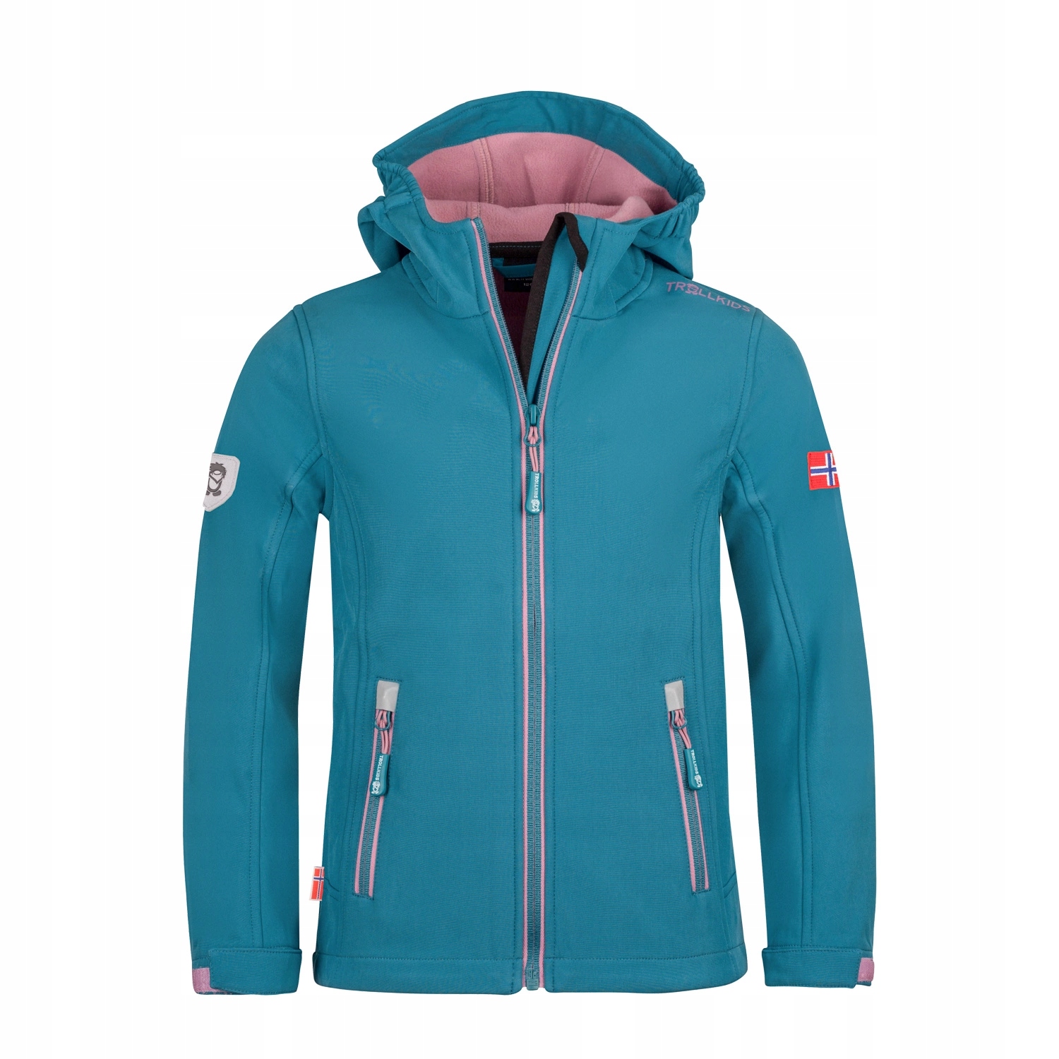 Trollkids kurtka dziecięca softshell wiatroszczelna outdoorowa