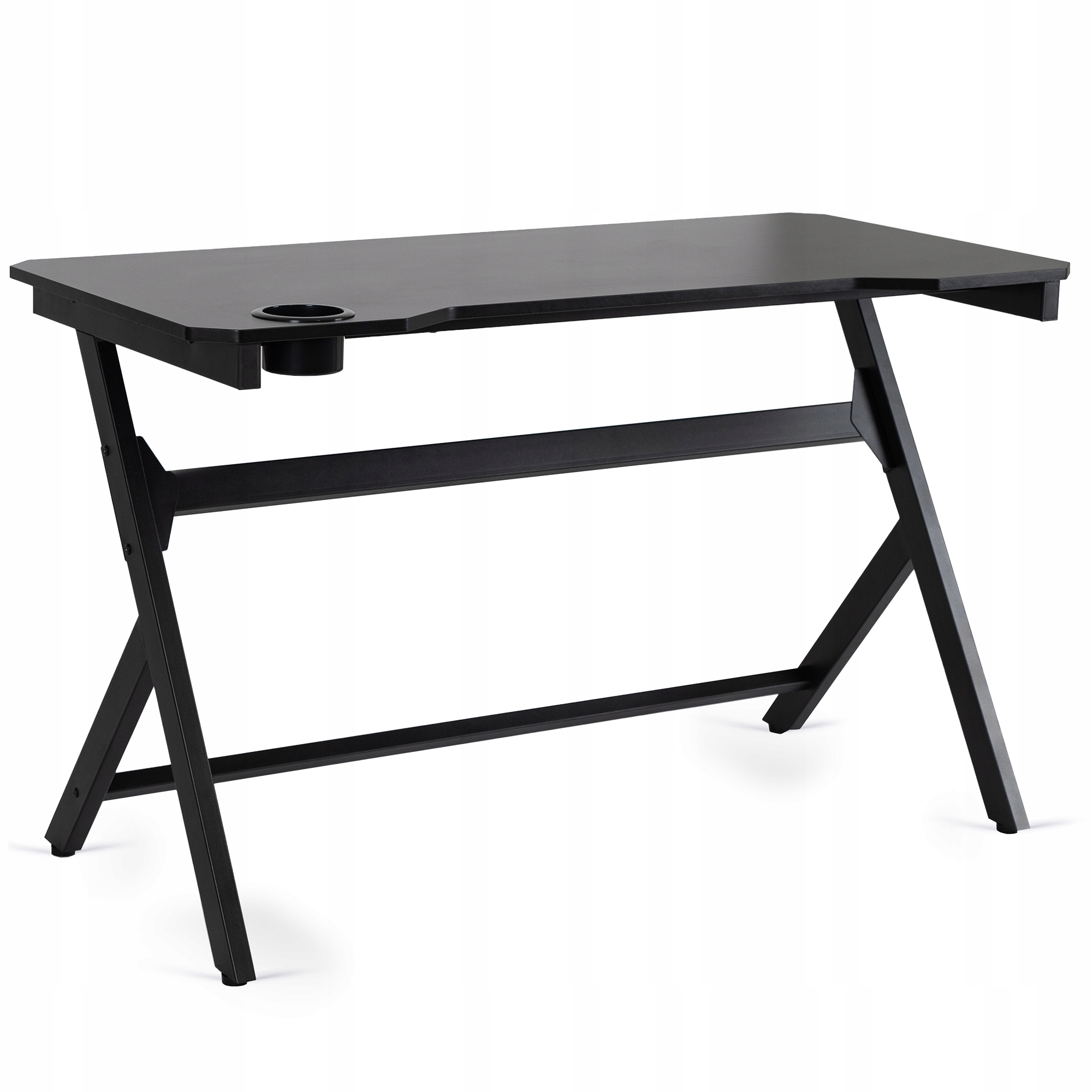 Herní počítačový stůl černý, industriální Pro Mládež Bleck