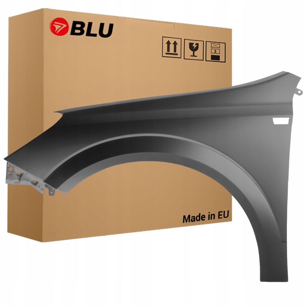 Blu Blatník Opel Astra H 3 III Z177 levý stříbrný 04-14 přední CarbonGrau