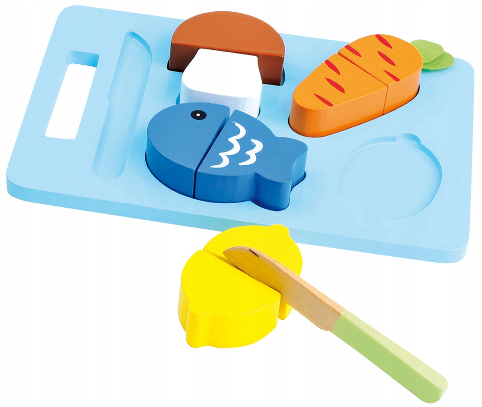 ZABAWKOWY ZESTAW DESKA DO KROJENIA Z AKCESORIAMI