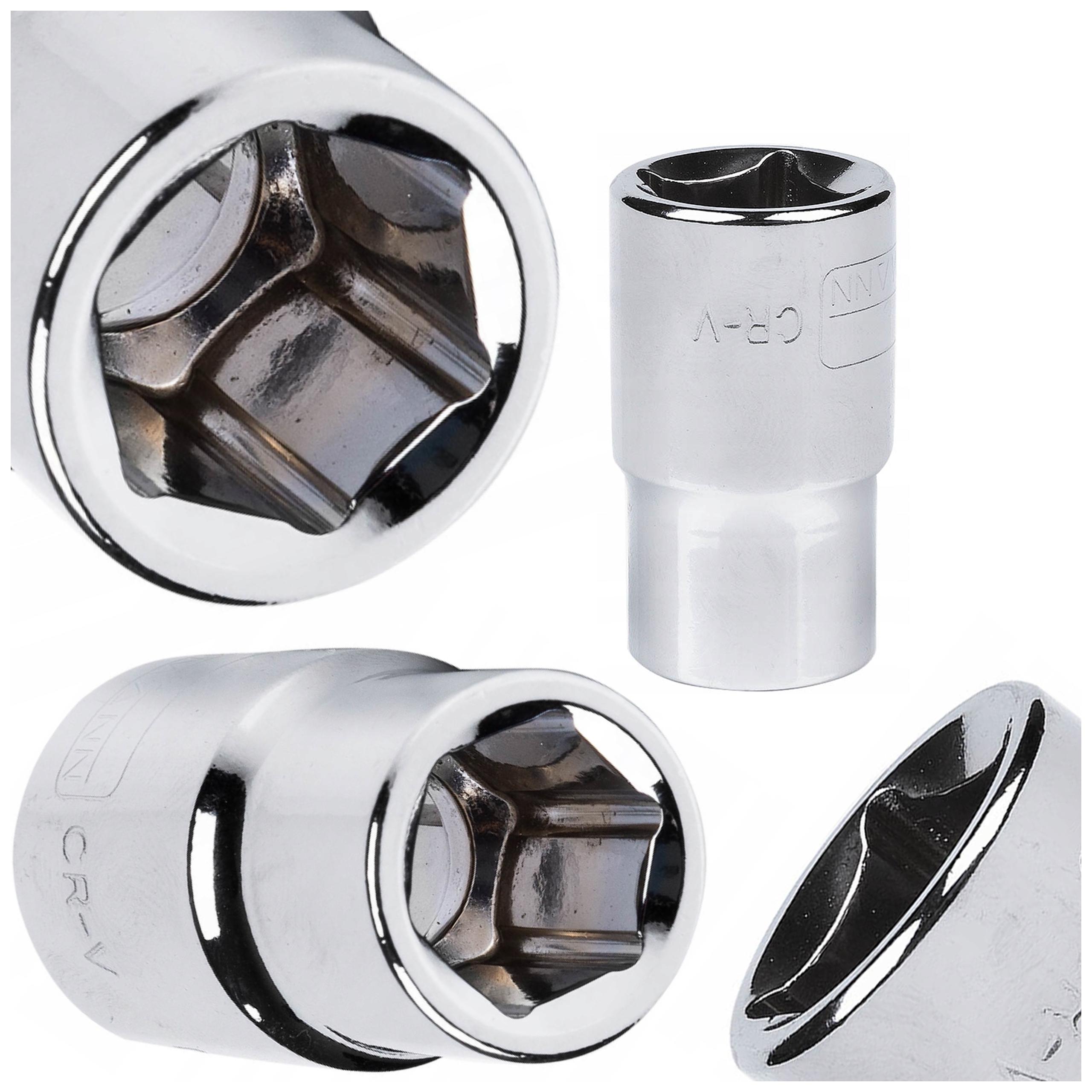 Nasadka Krótka Na Klucz Nasadowy 1/2" 6 -kątna 16 MM Chromowana Cr-V C1516