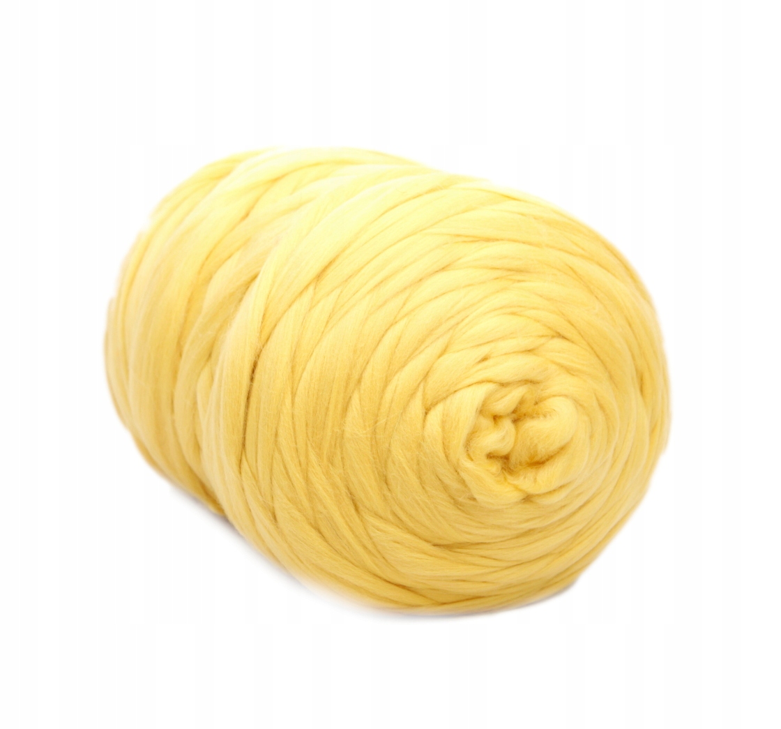 Česací vlna na pletení přikrývek 4,5kg Žlutá