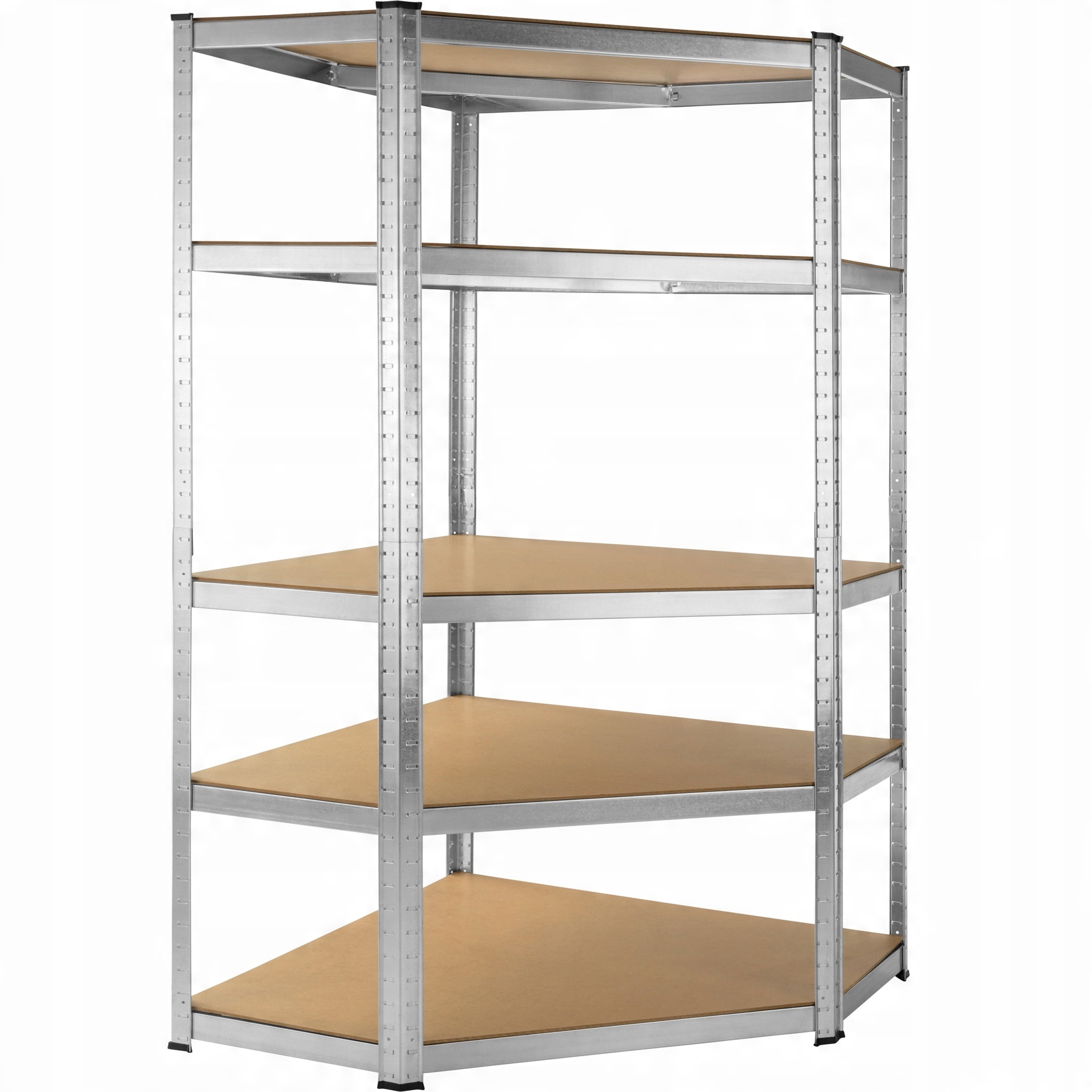 

Narożny regał magazynowy z 5 półkami 875 kg 402504