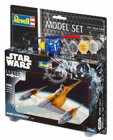 Naboo Starfighter barvy lepidlo Revell 63611 měřítko 1/109