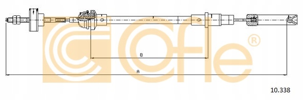 LINKA SPRZĘGŁA VW GOLF II 83-92 1,0 1,3 JETTA 83-